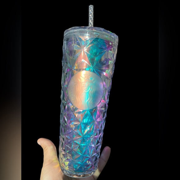Starbucks Other - Starbucks Christmas Holiday 2023 White Clear Diamond Prism Crystal Venti cup